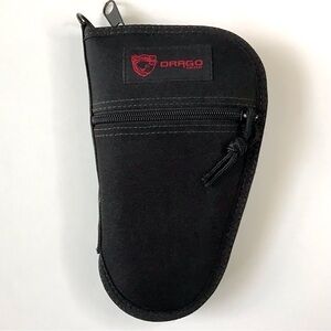 Drago Gear Pistol Case Handgun Pouch Black Padded Soft Zip Around with Pocket